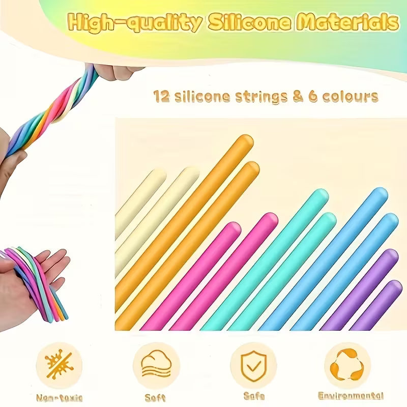 Ice Cream & Cloud Double-Sided Sensory Board – Educational Puzzle Toy for Kids | Creative Emotional Learning Playset (Ages 3–6)