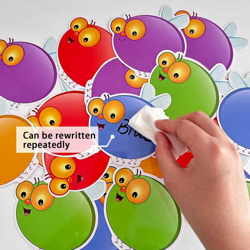 Interactive Fly Swatter Learning Game – Educational Flashcard Set for Kids | Fun Color & Word Recognition Teaching Tool