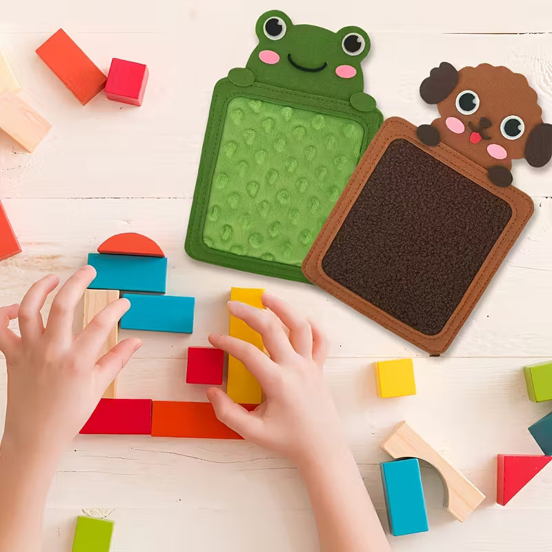 Animal Sensory Mats Set (8pcs) – Textured Touch & Color Recognition Learning Toys for Kids | Sensory Room & Early Development Playset