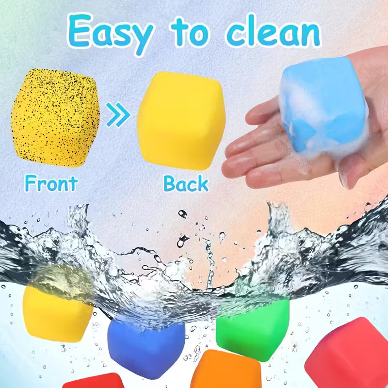 Sensory Soft Blocks (10pcs)  Colorful Slow-Rising Finger Toys for Kids & Adults | Stress Relief, Classroom & Party Favors