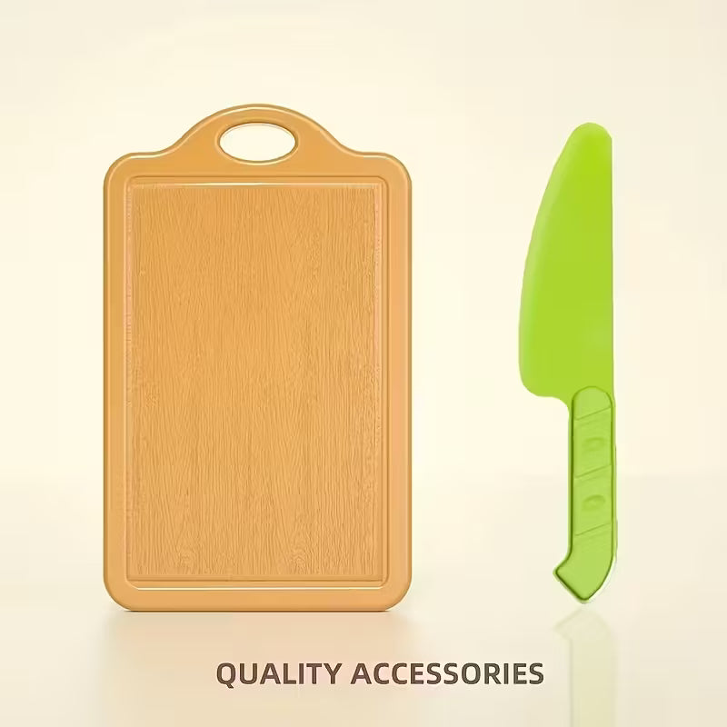 Simulation Food Toy Set – 24-Piece Fruit & Vegetable Kitchen Play Set for Kids | Pretend Cooking & Learning Toy